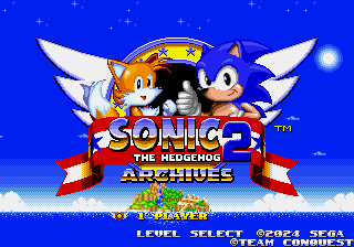 Sonic The Hedgehog 2 - Archives